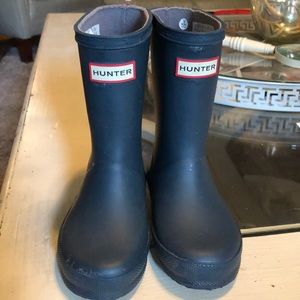 Hunter boots size 9 toddler